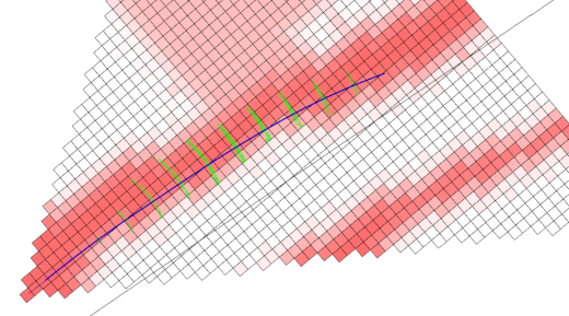 Online replanning on a sidewalk